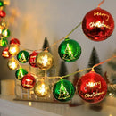 Axyaa Christmas Ball Star Lights Battery-operated Garland Xmas Tree Home Decor