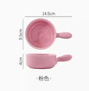 Axyaa Ceramic Kids Bowl for Desserts & Porridge, Baby Food Tableware