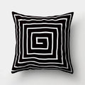 Axyaa Geometric Star Square Pillow Cover - Modern Home Decor Art Print
