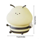 Axyaa Bee Silicone Night Light USB Rechargeable Touch Sensor Kids Lamp Time Function
