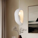 Axyaa White Wabi Sabi E27 LED Pendant Chandelier for Home Bar Decor