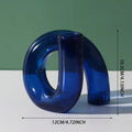 Axyaa Glass Vase Candle Holder for Home Decor