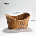 Axyaa Rattan Wicker Serving Baskets: 10 Styles for Bread, Fruit, Vegetables
