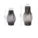 Axyaa Nordic Frost Glass Vase Modern Home Decor Stand for Flowers