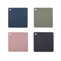 Axyaa Silicone Coasters Set - Heat Resistant & Nonslip Multifunction Kitchen Accessories