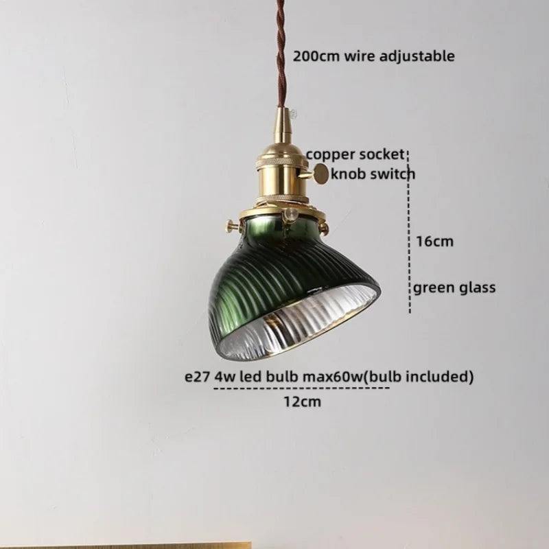 Axyaa White Ceramic LED Pendant Light Fixture with Copper Nordic Design