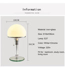 Axyaa Nordic Glass Lampshade Table Lamp