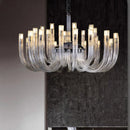 Axyaa Luxury Crystal Pendant Chandelier for Living & Dining Room