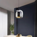 Axyaa Glass Ball Luminaire Pendant Light - Minimalist Nordic Design for Living Room
