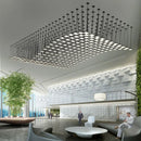 Axyaa Acrylic Hanging Chandelier LED Pendant Light for Living Room & Hotel