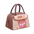 Axyaa Unicorn Crossbody Lunch Bag: Cute Cartoon Style for School Children & Women