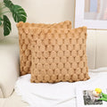 Axyaa Winter Plush Cushion Cover - Sofa Bed Room Decor Pillowcase