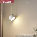 Axyaa LED Bedside Pendant Light Modern Decorative Chandelier White/Black Lighting Fixtures