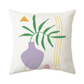 Axyaa Abstract Art Drawing Pillowcase 45x45cm Square Pillow Cover