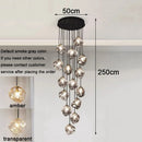 Axyaa Nordic Stair Chandelier, Living Room Pendant Lights, Ceiling Light, Indoor Lighting