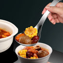 Axyaa Stainless Steel Deepened Soup Spoon - Large Tableware for Home