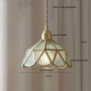 Axyaa Butterfly Glass Copper LED Pendant Lamp for Home Indoor Decor