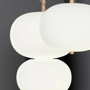 Axyaa Nordic Glass Pendant Lights - Simple Chandelier for Home Decor