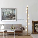 Axyaa Glass Ball Standing Floor Lamp LED Indoor Lighting
