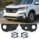 Axyaa LED Fog Lamps for Honda Pilot 2019-2022, Daytime Running Lights, Front Bumper Daylights