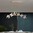 Axyaa Modern Butterfly Chandeliers: LED Hanging Lights for Home, Bedroom, Coffee Store