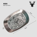 Axyaa American Style Tin Plate for Outdoor Dining