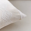 Axyaa Bohemian Embroidered Pillow Cover: Ethnic Cotton Linen Pattern, Various Sizes & Colors
