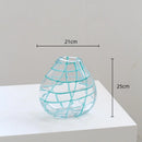 Axyaa Geometric Mesh Glass Vase - Home Decoration Terrarium & Hydroponics