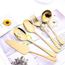 Axyaa 7-Piece Serving Utensils Cutlery Set for Buffet Catering Dinnerware