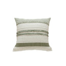 Axyaa Embroidered Cross Headboard Pillowcase Fringe Cushion Covers for Family Car Sofa