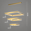 Axyaa Modern LED Pendant Chandeliers for Living and Dining Room Lighting