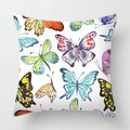 Axyaa Cute Butterfly Floral Print Pillowcase 45*45cm for Home & Office Decor