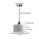Axyaa Glass Chandelier Pendant Light Fixture LED Hanging Lamp for Home Decor