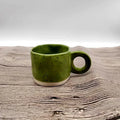 Axyaa Cartoon Print Porcelain Coffee Mug with Ring Handle