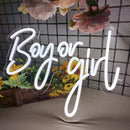 Axyaa Baby Neon Sign LED Lights, Gender Reveal Party Decoration
