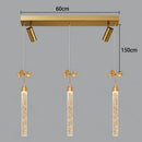 Axyaa Crystal Chandelier, Elegant Dining Room Lighting, Luxury Living Room Pendant Lights