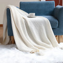 Axyaa Dark Green Imitation Cashmere Shawl Blanket for Sofa Decor & Bedspread