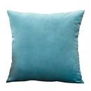Blue Velvet Cushion Cover for Stylish Home Decor by Axyaa