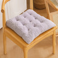 Axyaa Green Lambs Wool Floor Chair Pad - Comfortable, Cozy, and Stylish