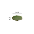 Axyaa Lotus Leaf Ceramic Dinner Plate Set - Japanese Style Tableware