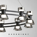 Axyaa Nordic Glass LED Chandelier - Luxury Ceiling Pendant Light for Home Decor