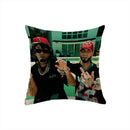 Axyaa Anuel AA Square Luxury Pillow Cover for Sofa Car Bed Room Decor