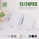 Axyaa Marble Floor Stickers, Self-Adhesive Wall & Floor Tiles, 12/24pcs, 30x30cm