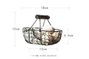 Axyaa Handheld Small Basket for Creative Food Display