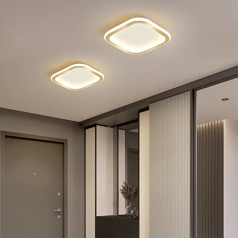 Axya Modern Gold Ceiling Light Fixture for Interior Decoration.