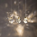 Axyaa Crystal Pendant Chandelier for Living Room Bedroom Kitchen - Modern Luxury Ceiling Light