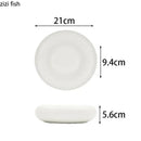 Axyaa Ceramic Plate Set for Molecular Cuisine and Desserts