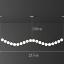 Axyaa Modern Ceiling Chandeliers - Stylish Pendant Light Fixture for Dining & Living Room