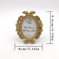 Axyaa Baroque Mini Photo Frame Ornaments for Home and Wall Decor