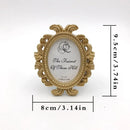 Axyaa Baroque Mini Photo Frame Ornaments for Home and Wall Decor